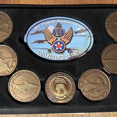 AIR FORCE ASSOCIATION Collector's Series Bronze Medallions