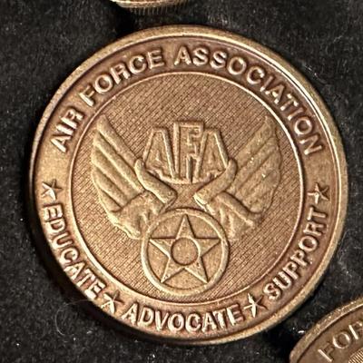 AIR FORCE ASSOCIATION Collector's Series Bronze Medallions