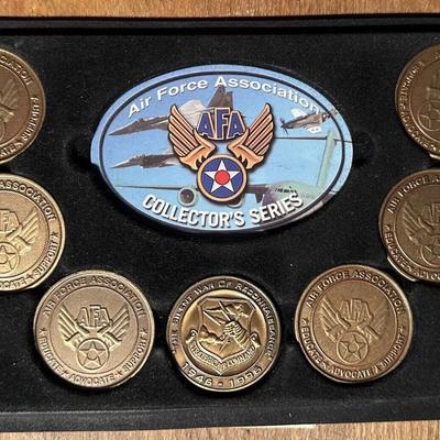 AIR FORCE ASSOCIATION Collector's Series Bronze Medallions