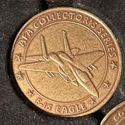 AIR FORCE ASSOCIATION Collector's Series Bronze Medallions