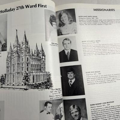 LDS HOLLADAY 27th WARD 1970-1980 UTAH HISTORY
