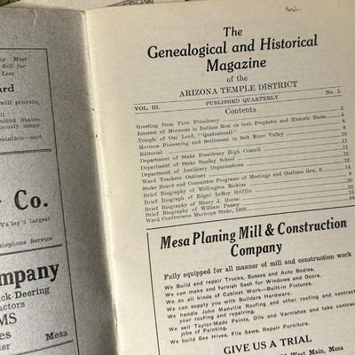 LDS Genealogical and Historical Magazine of the ARIZONA TEMPLE DISTRICT V3 1926