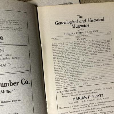 LDS Genealogical and Historical Magazine of the ARIZONA TEMPLE DISTRICT V2 1925