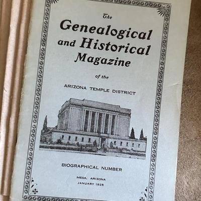 LDS Genealogical and Historical Magazine of the ARIZONA TEMPLE DISTRICT V2 1925