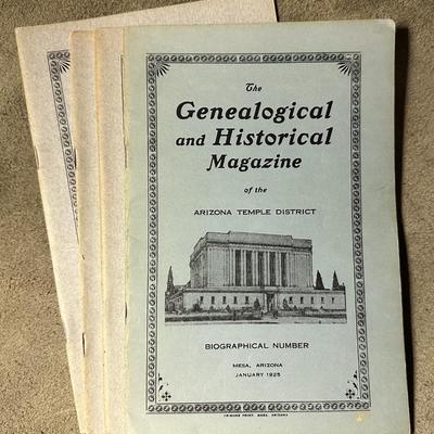 LDS Genealogical and Historical Magazine of the ARIZONA TEMPLE DISTRICT V2 1925