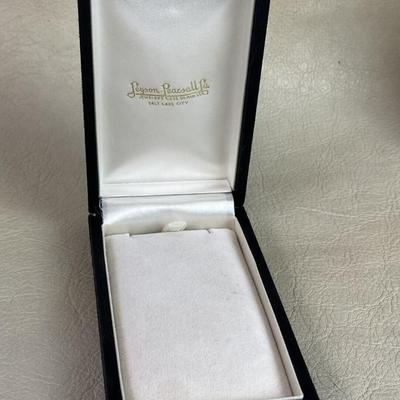 vintage LEYSON PEARSALL JEWELERS SLC UTAH PRESENTATION BOX