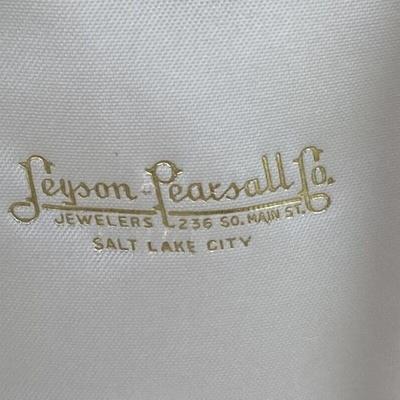 vintage LEYSON PEARSALL JEWELERS SLC UTAH PRESENTATION BOX