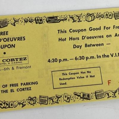 vintage FUN BOOK COUPONS DOWNTOWN CASINO CENTER LAS VEGAS STRIP 1967