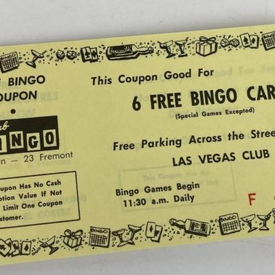 vintage FUN BOOK COUPONS DOWNTOWN CASINO CENTER LAS VEGAS STRIP 1967