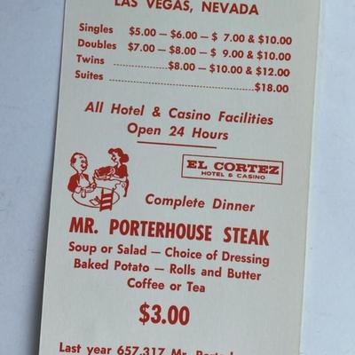 vintage FUN BOOK COUPONS DOWNTOWN CASINO CENTER LAS VEGAS STRIP 1967