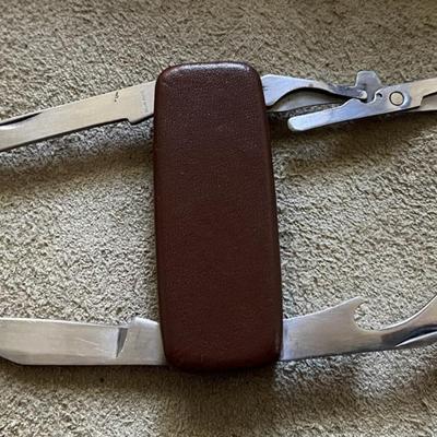 vintage small folding POCKET KNIFE MULTI TOOL