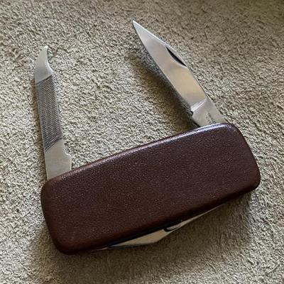 vintage small folding POCKET KNIFE MULTI TOOL