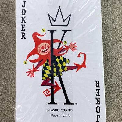 WESTERN AIRLINES ADVERTISING PLAYING CARDS FLYING W LOGO