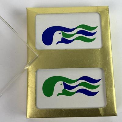 vintage PRINCESS CRUISE LINES SEA WITCH LOGO PLAYING CARD DECKS