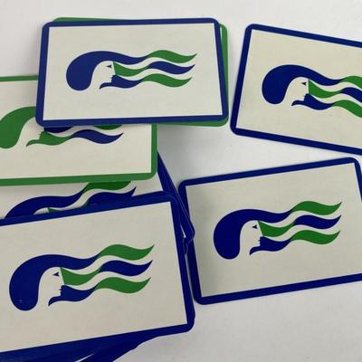 vintage PRINCESS CRUISE LINES SEA WITCH LOGO PLAYING CARD DECKS