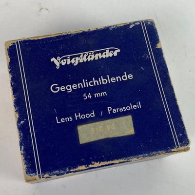 VOIGTLANDER CAMERA METAL LENS HOOD 310/541 54mm BOXED