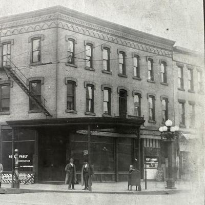 HISTORIC COMMERCIAL PHOTO HOTEL PAULY MINNEAPOLIS 1910s