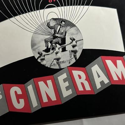 CINERAMA MOVIE PROMOTIONAL BOOKLET 1954