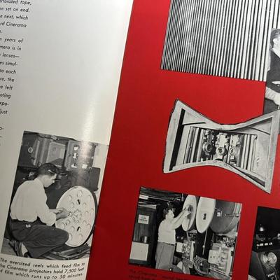 CINERAMA MOVIE PROMOTIONAL BOOKLET 1954