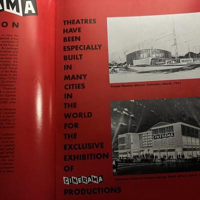 CINERAMA MOVIE PROMOTIONAL BOOKLET 1954
