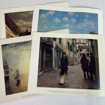 National Gallery of Art Washington Prints set of 4