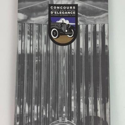 UNIVERSITY OF UTAH CONCOURS D'ELEGANCE CAR SHOW POSTER 2000