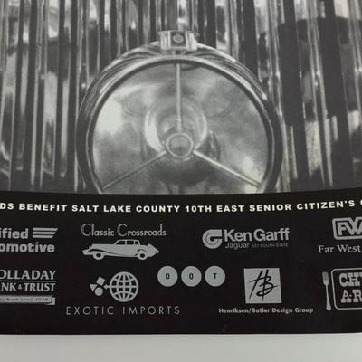 UNIVERSITY OF UTAH CONCOURS D'ELEGANCE CAR SHOW POSTER 2000