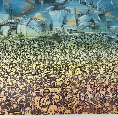 vintage MOUNTAIN FUEL SUPPLY UTAH PROMOTIONAL EINSTEIN ENERGY POSTER
