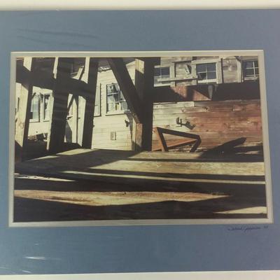 vintage DEBORAH JEPPESEN ART PHOTO signed & matted
