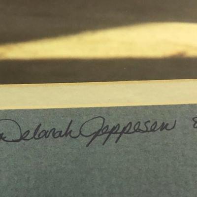 vintage DEBORAH JEPPESEN ART PHOTO signed & matted