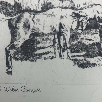 LIONEL BARRYMORE b/w ART PRINT COLD WATER CANYON BROWN & BIGELOW