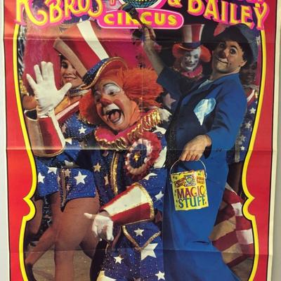 RINGLING BROS BARNUM & BAILEY CIRCUS POSTER 1991