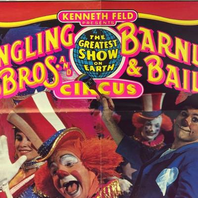RINGLING BROS BARNUM & BAILEY CIRCUS POSTER 1991