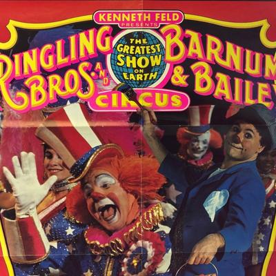 RINGLING BROS BARNUM & BAILEY CIRCUS POSTER 1991