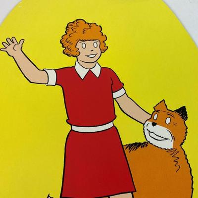 vintage CHILDRENS BOOKSTORE SIGN ORPHAN ANNIE and CAT IN THE HAT