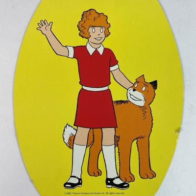 vintage CHILDRENS BOOKSTORE SIGN ORPHAN ANNIE and CAT IN THE HAT