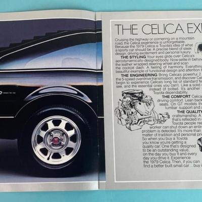 1979 TOYOTA CELICA ADVERTISING BROCHURE 