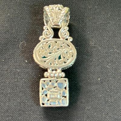 Bali Amazonete Pendant (925)