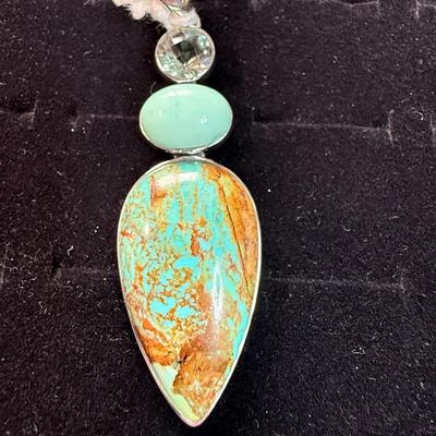 Boulder Turquoise Green Opal