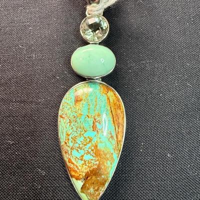 Boulder Turquoise Green Opal