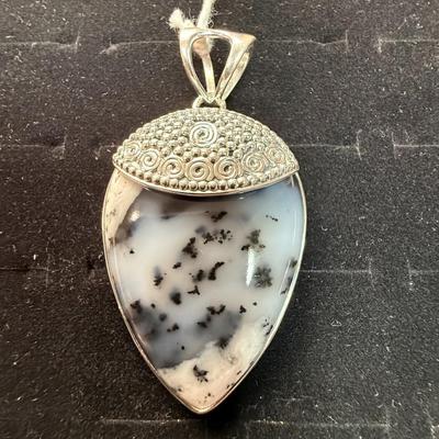 Dendritic Opal Pendant