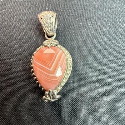 Bali Apricot Banded Agate
