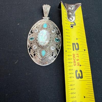 Bali Quartz Triply Turquoise w/ White Topaz