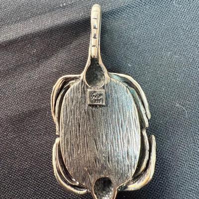 Ammolite Double Pendant