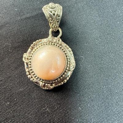 Marcasite Gem Pendant