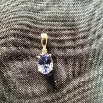 Tanranite w/ White Zircon