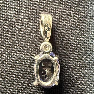 Tanranite w/ White Zircon