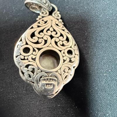 7mm Cushing ruby triplet Rhodolite Mother of Pearl