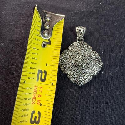 Sterling Silver Bali Pendant