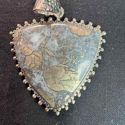 37mm Trillion Pyrite in Chalcedony